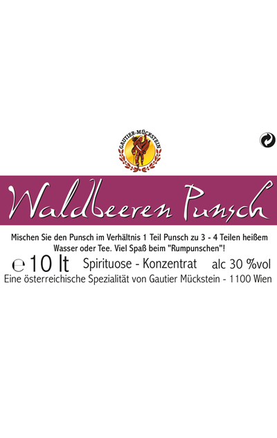 Waldbeeren Punsch von Gautier-Mückstein